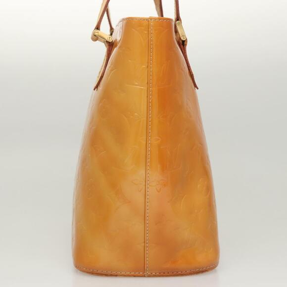 LOUIS VUITTON Monogram Vernis Houston Hand Bag Beige M91004 - Picture 5 of 13